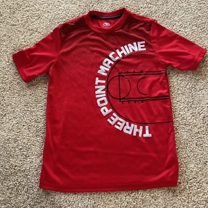 Athletic Works Boys Red Short Sleeve Shirt Size Large 10/12 - Picture 1 of 4