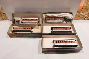 Ho Scale Roundhouse (5) 34' Overton Passenger Cars Kits "Overland" Lot#3383 - Picture 1 of 4