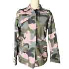 Charlotte Russe Women's Jacket Size S In Camo With Pink Highlights