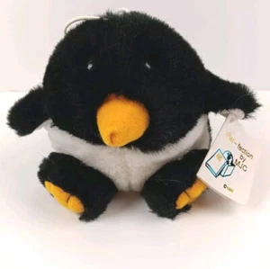 Peluche colgante vintage Purr-fection de MJC Ice Cube Penguin 4" Cushy Critter 1997 - Imagen 1 de 13