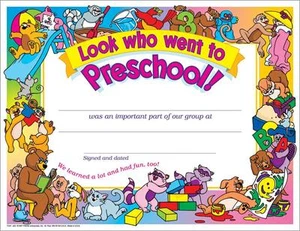 30 Preschool/Playschool Reward/Award Certificates - Printer Compatible - Picture 1 of 1