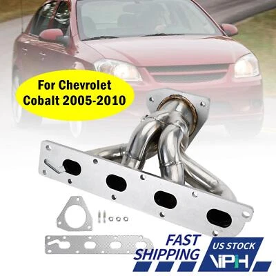 1× Stainless Exhaust Header Kit For Chevy Cobalt / HHR & Saturn Ion-1 / Ion-2 US - Изображение 1 из 4