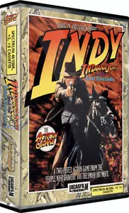 Sinclair ZX Spectrum 48K Spiel - INDIANA JONES & LAST CRUSADE - Lucasfilm - getestet - Bild 1 von 3