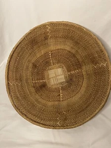 Vintage Tonga Binga Basket Decor Hand Woven 15 Inches Hand Woven Wall Decor - Picture 1 of 12
