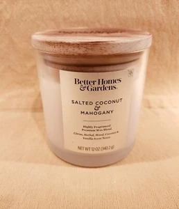 Vela Better Homes & Gardens ''Coco salado y caoba' 12 oz 2 mechas - Imagen 1 de 3