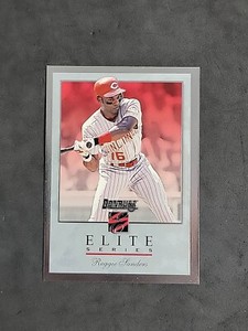 1996 Donruss Elite Reggie Sanders 1233/10000 Cincinnati Reds #63