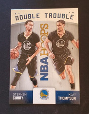 2015-16 NBA Hoops Double Trouble Stephen Curry/Klay Thompson #6