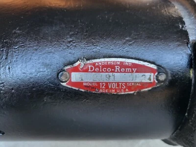 Delco Remy Generator OEM # 1102191 9L24 Date Coded Re-manufactured - Image 1 of 4