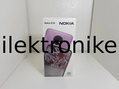 Brand NEW Nokia G10 TA-1338 32GB Night / Dark Blue Dual SIM Unlocked Smartphone - Image 1 of 3