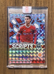 2021/22 Panini Mosaic EPL CRISTIANO RONALDO Scripts Auto Manchester United