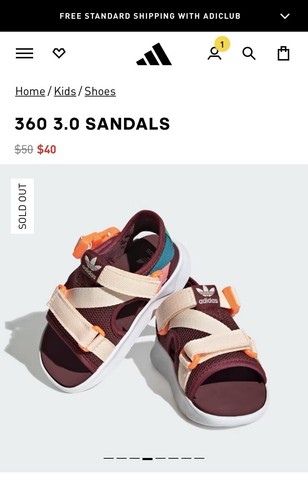 Adidas 360 3.0 sandali