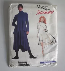 Vintage Vogue 2164 individualista ISSEY MIYAKE modello da cucire taglia 12 14 16 NON TAGLIATO - Foto 1 di 15
