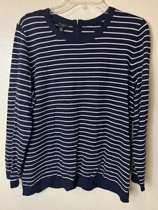 Talbots Plus Petite Damen Pullover, 2Xp, Langarm gestreift, Top Zustand - Bild 1 von 3