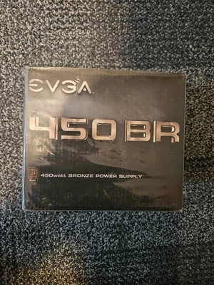 EVGA 450w Power Supply 450 BR 450W 100-BR-0450, BRAND NEW FACTORY SEALED - Image 1 of 3