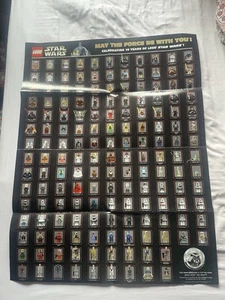 Lego Star Wars 10th Anniversary Minifigure Poster 14,140 Of 15,000 Very RARE - Picture 1 of 3
