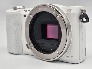 【Excellent】Sony Alpha A5100 24.3MP Mirrorless Digital Camera Body White F/ JAPAN - Picture 1 of 20