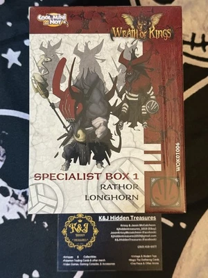 SEALED CMON Wrath of Kings House Nasier 28  Rathor/Longhorn - Specialist Box SW - Image 1 of 4