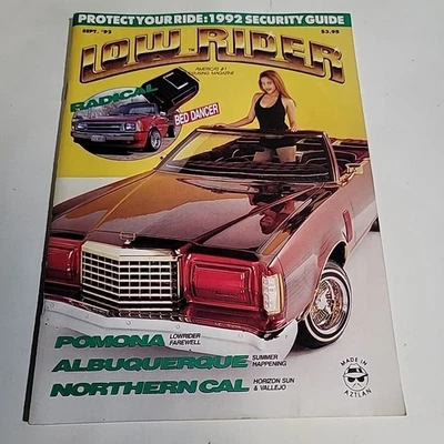 Lowrider Magazine September 1992 CTRFLD '74 Chevy Caprice Pomona Albuquerque NC - Image 1 of 4