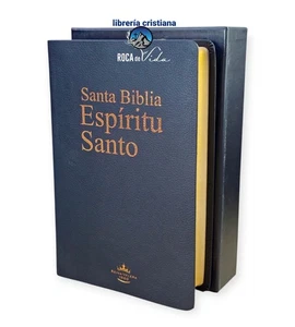 santa biblia Espiritu Santo RVR.1960 Imitación Piel Negro By Ricardo Rodriguez  - Picture 1 of 11