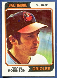Topps Brooks Robinson #160 1974 EX-MT ligero rasguño - Imagen 1 de 2