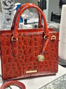 Brahmin Vanderbilt Collection Cami Sriracha Umhängetasche Tasche - Bild 1 von 11