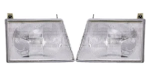 2 Headlight Assemblies For FORD E150 E250 E350 E450 E550 ECONOLINE Halogen - Picture 1 of 9