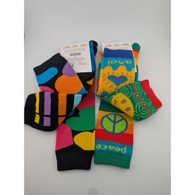 Little Miss Matched Girls Knee High Socks 2 3-Packs Shoe Size 6-2 Kids - Image 1 of 4