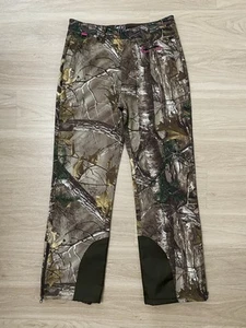 Realtree Pants Women’s Medium Camouflage Fleece Lined Zip Leg Water Resistant - Picture 1 of 17