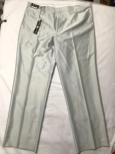 Buffalo Country Pants Mens 44 Gray Western Dress Snap Flap Pockets Flat Front - Picture 1 of 10