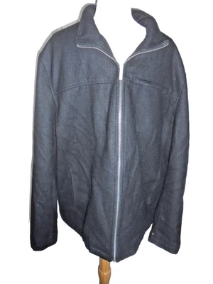 Structure Men’s XLarge Fleece Lined Full Zip Jacket Coat • Black - Image 1 of 4