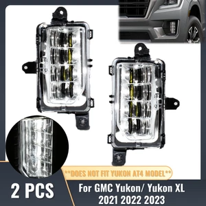 Pair Fog Light For GMC Yukon/ Yukon XL 2021 2022 2023 LED Front Bumper Lamp - Bild 1 von 12