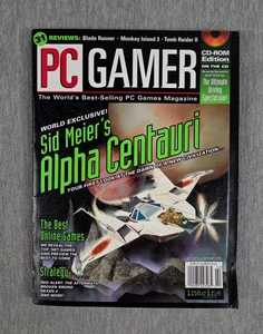 Revista PC Gamer 1998 febrero Sid Meier's Alpha Centauri sin CD - Imagen 1 de 7