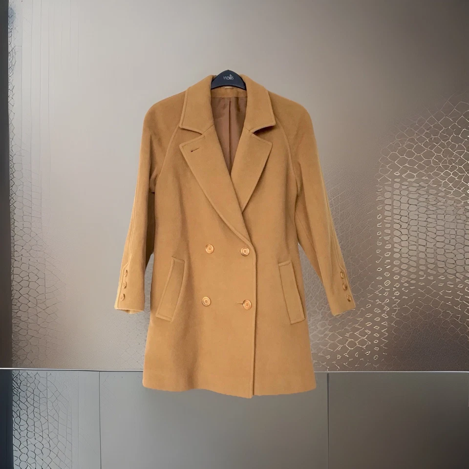 "Chaqueta Abrigo de Invierno Julius Hecho en Inglaterra Lana Cachemira Reino Unido 14 Vintage L32""" Foto 1 de 4