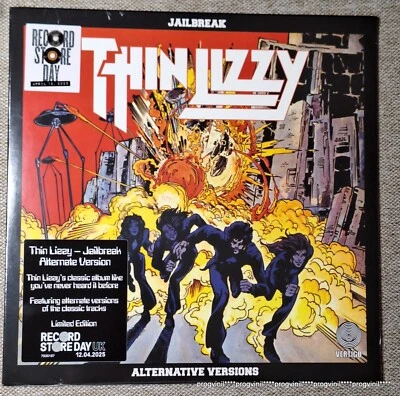 Thin Lizzy ‎– Jailbreak Alternative Versions  RSD 2025 VINYL LP Foto 1 de 2