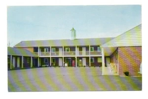 Chrome Postcard, Owensboro Motel, with Business Card, Owensboro, Kentucky - Picture 1 of 4