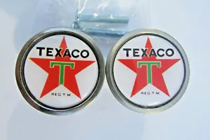 Texaco Gas Cabinet Knobs , Texaco Gasoline Logo Cabinet Pull / kitchen knob - Picture 1 of 2