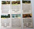 57095 6 Liedpostkarten Mundart Anton Günther Erzgebirge Lieder Noten um 1900