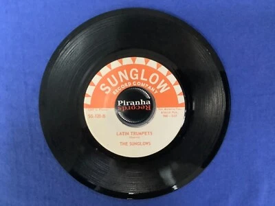 The Sunglows Oh! Heart/Latin Trumpets USED 7" 45rpm soul single Piranha Records - Image 1 of 4
