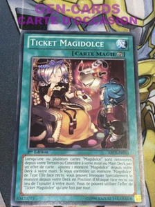 CARTE Yu Gi Oh TICKET MAGIDOLCE ABYR-FR061 1ère édition - Picture 1 of 1