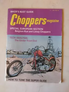 REVISTA CHOPERS DE COLECCIÓN MOTOCICLETA 1972 JULIO - Imagen 1 de 2