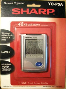 SHARP PDA PERSONAL ORGANISATEUR YO P5A : 48 Ko Mémoire Téléphone, Horaire, Mémo NEUF  - Photo 1 sur 2