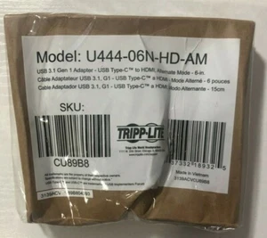Tripp-Lite - U444-06N-HD-AM - USB 3.1 Gen 1 ADAPTER - NEW - Picture 1 of 3