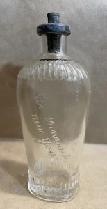 Botella de vidrio A R Winarick New York con tapa y corcho de 6 pulgadas Alto - Imagen 1 de 4