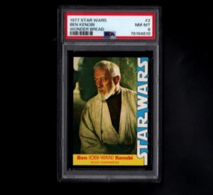 1977 Star Wars Wonder Bread No2 Ben Kenobi PSA 8 - Picture 1 of 2