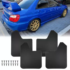 4x Guardabarros delanteros traseros Rally guardabarros protector contra salpicaduras para Subaru Impreza WRX STI - Imagen 1 de 14