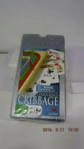 Massivholz Cribbage Set klappbar 3 Schienen Brett mit Spielkarten Kardinal - Bild 1 von 4