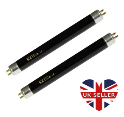 VARIOUS 2 x 4W Bulbs For PolyCheck, Eagle L112A / L112F Fake Bank Note Checkers - 6 inch