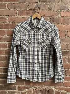 AllSaints Women’s Work Shirt, Sz 10 - Foto 1 di 7