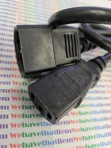 AC Power Cord / Cable, Monitor, PC, Computer, 6ft 3-Prong PSU SJTW-A 60c (QZTY) - Picture 1 of 6