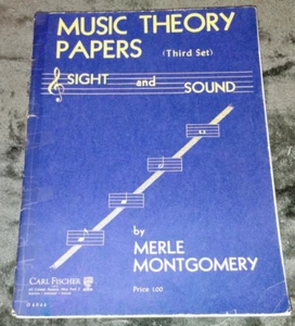 Music Theory Papers (Third Set) - Sight & Sound Merle Montgomery Carl Fischer - Picture 1 of 6
